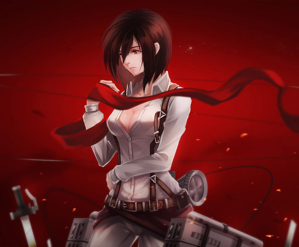 Mikasa ackerman hentai comic