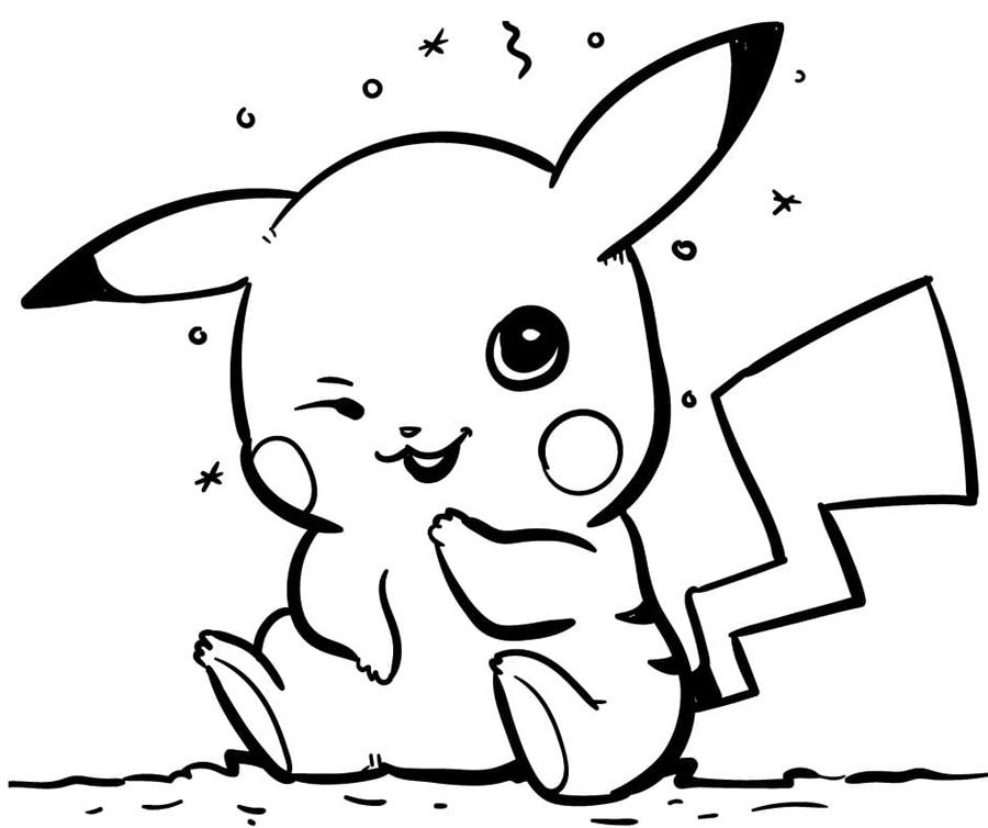 Tranh tô mùa Pikachu 13
