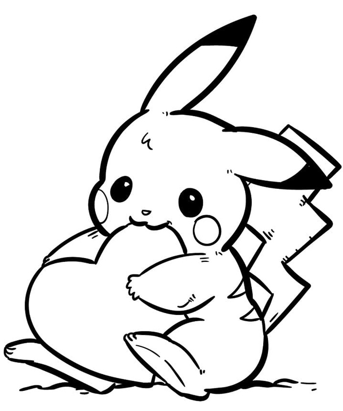 Ảnh Tranh tô mùa Pikachu 6