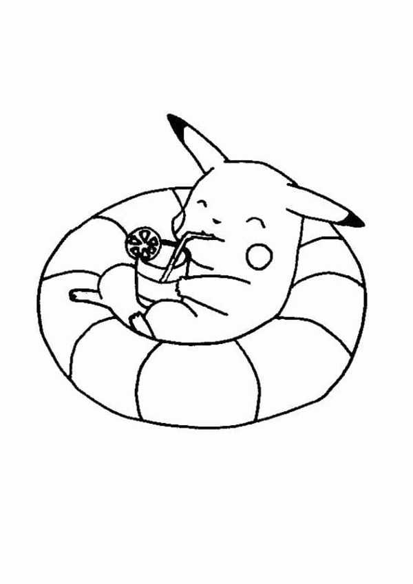 Ảnh Tranh tô mùa Pikachu 9
